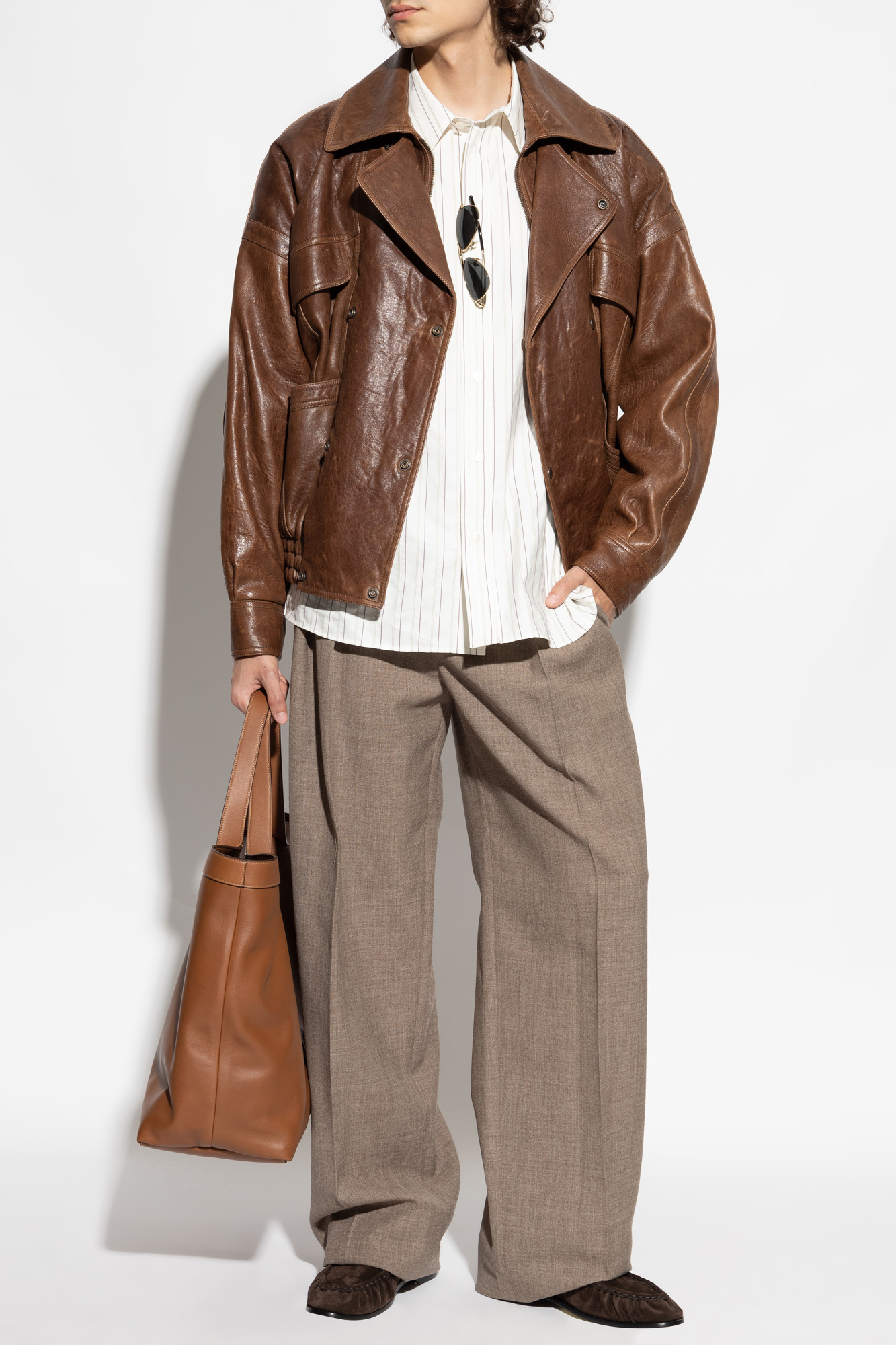 Saint Laurent Lambskin leather jacket | Men's | Vitkac